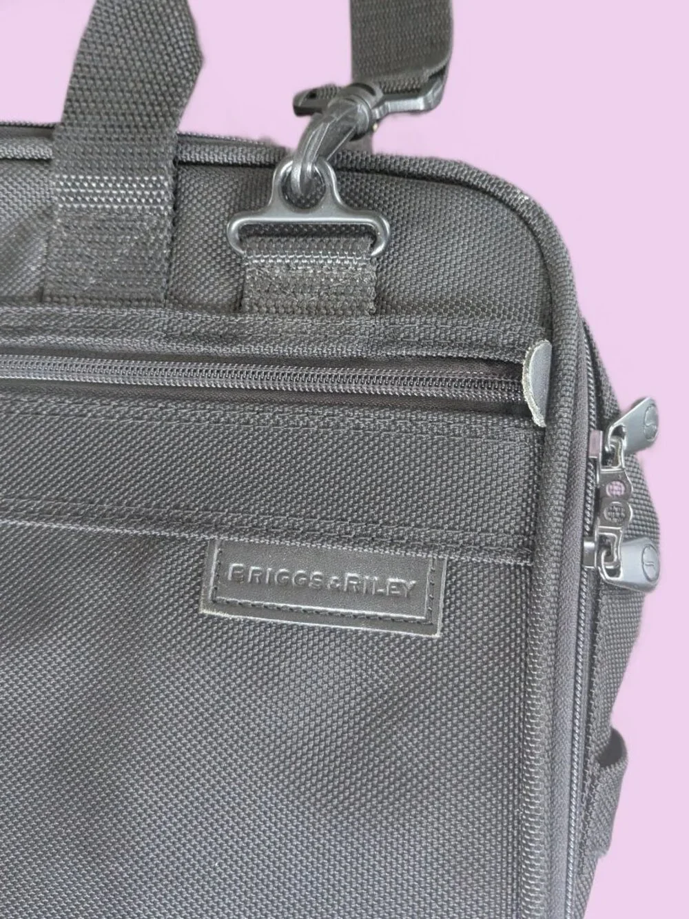 Briggs & Riley Nylon Ballistic Briefcase Laptop Shoulder bag Fits laptop 15